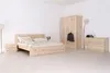 Doppelbett Amsterdam 200 x 200 cm Buche Nuss gebeizt und Produktbild-Vorschau 3