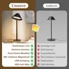 Lampada da tavolo a LED senza fili, batteria ricaricabile, Anteprima dell’immagine prodotto 6