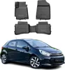 2011-2017 Kia Rio 3 Tappetini TPE Nero 4 pezzi Anteprima dell’immagine prodotto 1
