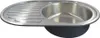 Preero- 77x50, Spüle Edelstahl 304, Materialstärke 0,8mm, Produktbild-Vorschau 3