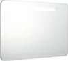 vidaXL Armadio a specchio LED 80x9,5x55 cm Anteprima dell’immagine prodotto 1