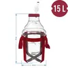 WEINBALLON Gärballon mit Zubehör Kunststoff Klar Neu 15 L Produktbild-Vorschau 4