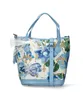 Laura Vita Damen Henkeltasche Flecht-Optik mit floralem Produktbild-Vorschau 6