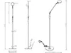 Trio - Stehlampe MONZA - Weiß - 0x0x145 cm Produktbild-Vorschau 14