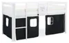 Hoogslaper met matras 90x200 cm, kinderbed, ladder, hout, Productafbeelding-voorbeeld 21