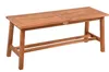 Garden Pleasure Sitzbank Santa Clara 985271 braun Holz Produktbild-Vorschau 1