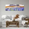 Bild auf Leinwand - Leinwandbild - Berge Wiese Blumen - Produktbild-Vorschau 6