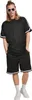 Urban Classics - Oversized Stripes Mesh Shirt schwarz - L Podgląd zdjęcia produktu 10