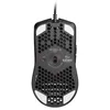 The underside of a black gaming mouse. Produktbild-Vorschau