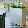 Leuchtender eckiger Blumentopf Junco Weiß Produktbild-Vorschau 8