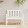 vidaXL Coussin pour banc de jardin Crème 100x50x7 cm Tissu Voir les images du produit 3