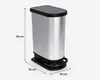 ROTHO Treteimer Paso mono 50 Liter silber Produktbild-Vorschau 4