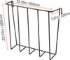 VEVOR Heuraufe Vieh, 650 x 200 x 585 mm, 2er-Set Produktbild-Vorschau 8