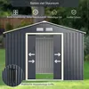 COSTWAY 340x255x210cm Gerätehaus Metall, 8.08 m² Produktbild-Vorschau 6