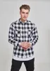 Urban Classics Pánská kostkovaná košile Unifir černo-bílá L Náhled obrázku produktu 7
