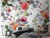 Vlies Fototapete Retro Blumen 450x315 cm Tapeten Wandtapete Produktbild-Vorschau 2