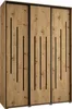 MEBLE KRYSPOL Davos 8 Schrank, drei Türen - 235,2x200x45 cm Produktbild-Vorschau 1