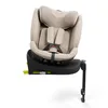 A beige and black child car seat with a rotating ISOFIX base, shown against a white background. Náhľad obrázku produktu