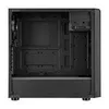The image shows the interior of an empty computer case. Produktbild-Vorschau