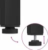 Close-up view of a table leg with an adjustable foot. Náhľad obrázku produktu