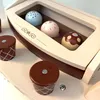 Eiswagen aus Holz - Inklusive 9 Eiswürfeln aus Holz - Produktbild-Vorschau 8