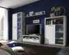 Vitrine Blanc brillantReproduction béton, 4 portes, Voir les images du produit 15
