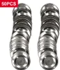 50 stücke Tamburin Glocke Ring Jingle Bell Edelstahl für Produktbild-Vorschau 1