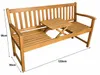 Gartenbank mit Tisch aus Akazienholz Produktbild-Vorschau 4