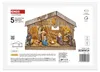 LED Weihnachtskrippe aus Holz, 19 cm, 3x AA, Innen, warmweiss, Timer Produktbild-Vorschau