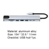 Hub USB 3.1 Tipo C, 8 in 1 Anteprima dell’immagine prodotto 4