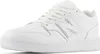 A white New Balance sneaker is shown from a side angle against a white background. Podgląd zdjęcia produktu