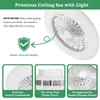 Aigostar Deckenventilator mit LED-Beleuchtung, Produktbild-Vorschau 5