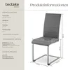 tectake® Set chaise à bascule Bettina rembourrée avec Voir les images du produit 7