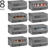 mDesign Schuhaufbewahrung Schuhbox Aufbewahrungsbox Produktbild-Vorschau 4