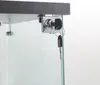 A close-up shot of a lock and key on a glass display cabinet. Produktbild-Vorschau