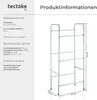 A product information graphic showing a beverage crate shelf with dimensions and technical data. The product itself is a silver metal shelf with multiple levels. Náhled obrázku produktu