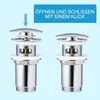 Siphon, Pop Up Ablaufgarnitur, POP UP Ventil, U-förmiges Produktbild-Vorschau 4