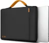 A laptop sleeve with a laptop partially inserted. Anteprima dell’immagine prodotto