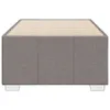 Hochwertig Bettgestell ohne Matratze Taupe 100x200 cm Stoff Produktbild-Vorschau 4