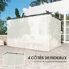 Outsunny Pergola jardin exterieur 3 x 4 m pergola Voir les images du produit 7