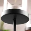 Elegantní svícen z černého kovu se čtyřmi skleněnými Náhled obrázku produktu 5