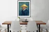 MuchoWow® MuchoWow® Gerahmtes Poster Selbstbildnis mit Hut Produktbild-Vorschau 3
