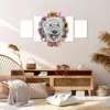 Bild auf Leinwand - Leinwandbild - Hund Blumen Kinder Produktbild-Vorschau 7