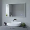AQUABATOS LED Badezimmerspiegel 100x70cm Anti‑Beschlag IP44 Produktbild-Vorschau 1