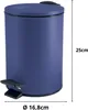 Spirella Treteimer Cannes - blau - 3 Liter - Metall - 17x25 Produktbild-Vorschau 10