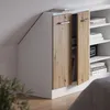 Dachschrägenschrank Vicco Rion Artisan-Eiche mit 2 Türen, Produktbild-Vorschau 6