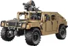 A tan-colored toy Humvee with a mounted weapon, shown from a three-quarter front angle against a white background. Produktbild-Vorschau