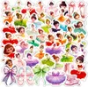 Set d'autocollants ballerines avec 50 autocollants colorés Voir les images du produit 9