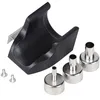 A set of tools for a hot air soldering station, including a stand and nozzles, arranged on a white background. Produktbild-Vorschau