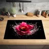 KitchenYeah© Herdabdeckplatte Blumen - Rosa - Wasser - Produktbild-Vorschau 2